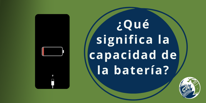 ¿que significa la capacidad de la bateria?