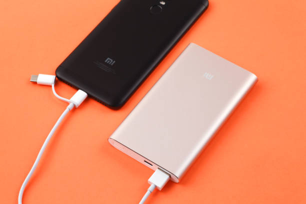 Moscow, Russia - December 4, 2018: Xiaomi Mi Power Bank Pro.
