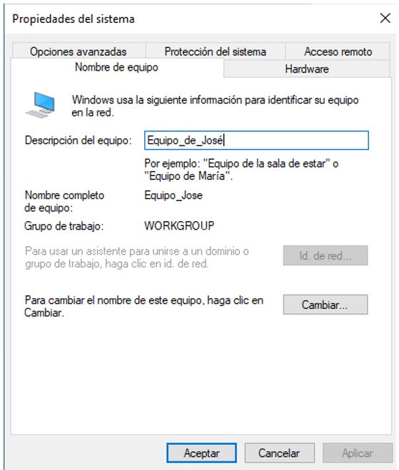 4. Compartir carpetas en red en Windows 10
