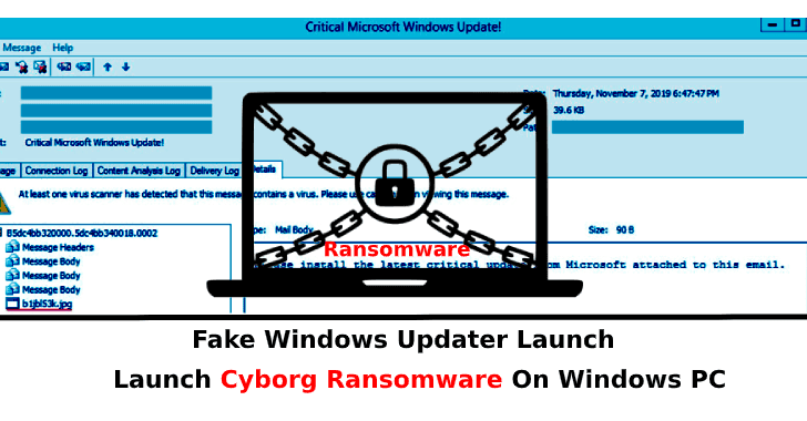 Cyborg Ransomware windows 10