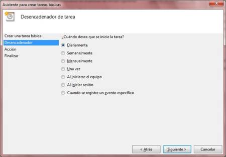 Desencadenador-de-tareas Pasos para programar apagado automático en Windows 7, 10 y 11 - REPARACION ORDENADOR PORTATIL MADRID