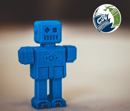 Robot hecho con impresora 3D