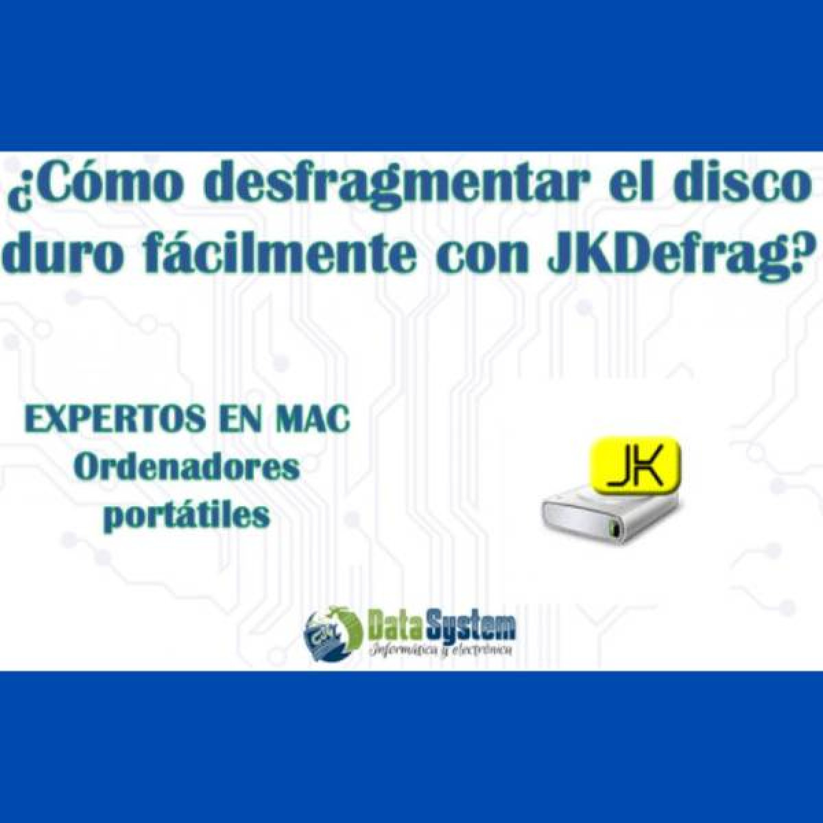 Desfragmentar el disco duro con JKDefrag