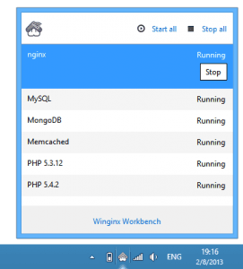 inginx, un server nginx para Windows