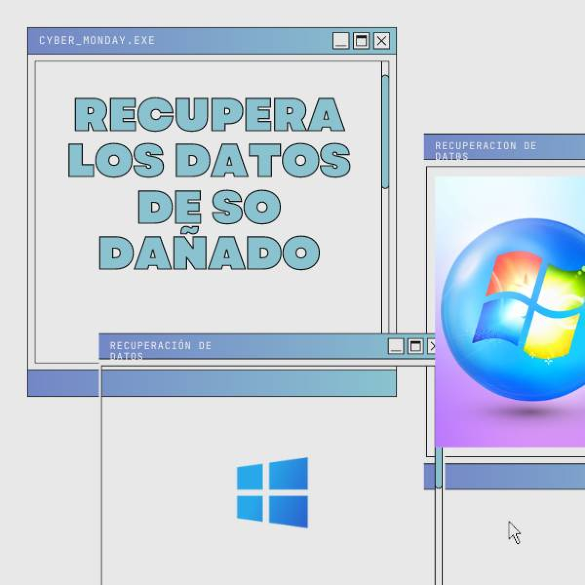 Pasos para recuperar archivos de un Windows dañado