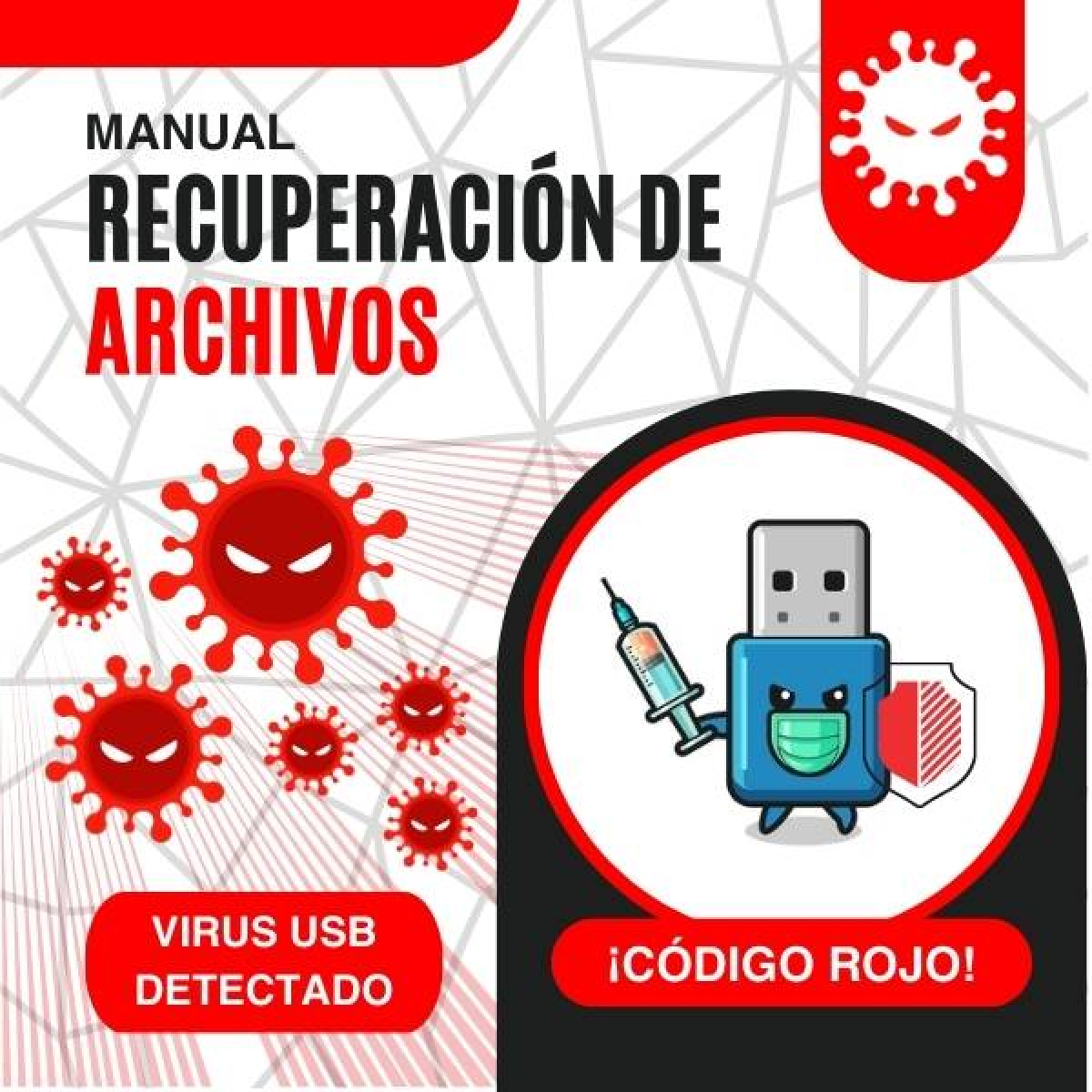 ¡Código rojo! Virus USB detectado: Manual de recuperación de archivos
