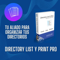 Cómo generar listados de archivos de un directorio utilizando Directory Print.